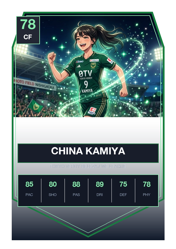 神谷 千菜 FUT Trading Card