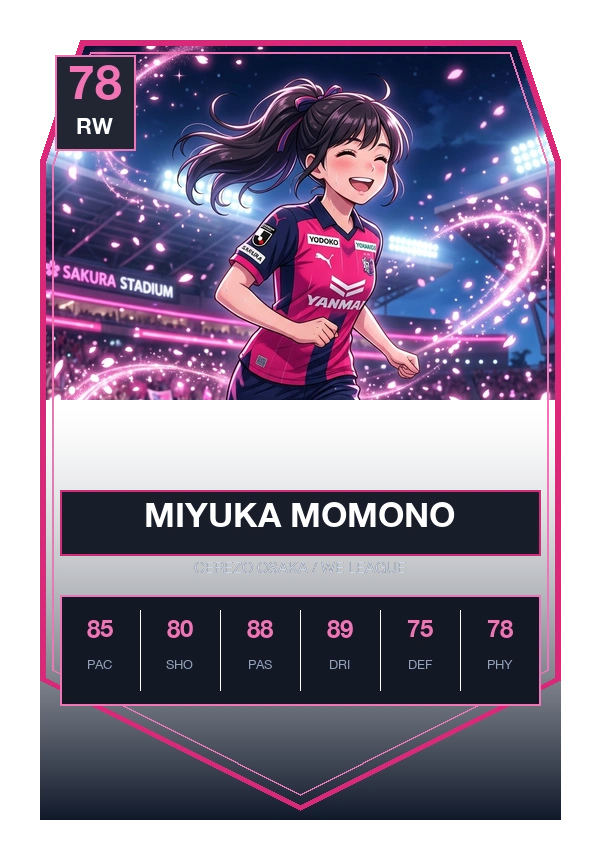 百濃 実結香 FUT Trading Card
