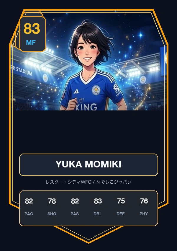籾木 結花 FUT Trading Card